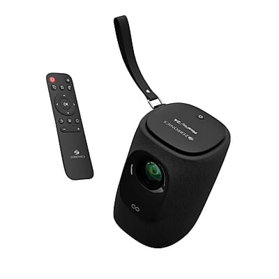ZEBRONICS PIXAPLAY 24, Smart LED Vertical Projector, 4000 Lumens, 1080p Support, 160" Screen Size, Auto Focus & Keystone, Bluetooth, WiFi, HDMI (ARC), USB, AUX, APP Support, Miracast ZEBRONICS PIXAPLAY 24, Smart LED Vertical Projector, 4000 Lumens, 1080p Support, 160" Screen Size, Auto Focus & Keystone, Bluetooth, WiFi, HDMI (ARC), USB, AUX, APP Support, Miracast