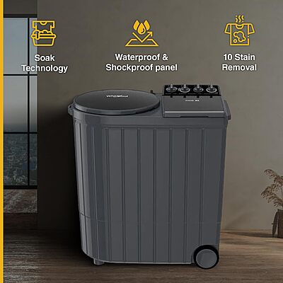 Whirlpool 10Kg Semi-Automatic Top Loading Washing Machine Whirlpool 10Kg Semi-Automatic Top Loading Washing Machine