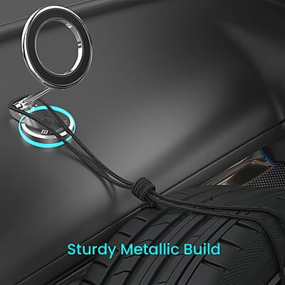 Portronics Mogun 3 Magnetic Car Phone Holder with 360° Rotation Base, Strong Magnets Metal Alloy Build Portronics Mogun 3 Magnetic Car Phone Holder with 360° Rotation Base, Strong Magnets Metal Alloy Build
