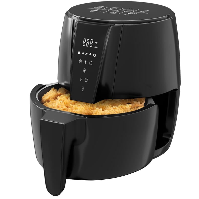Lifelong Air Fryer 1 Year Warranty 1350W, 4.2L, Air Fryer for Home, Digital Air-Fryer with 6 Presets Lifelong Air Fryer 1 Year Warranty 1350W, 4.2L, Air Fryer for Home, Digital Air-Fryer with 6 Presets