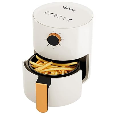 Lifelong Air Fryer 1 Year Warranty 800W, 2.5L, Air Fryer for Home, Electric Air-Fryer with 360° Hot Air