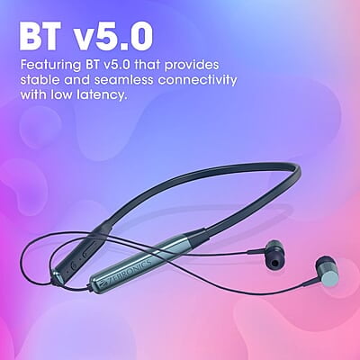 ZEBRONICS Zeb-Evolve BTv5.0, Voice Assistant, Rapid Charge, Dual Pairing, Call Function, Magnetic Earpiece Bluetooth Wireless in Ear Earphones with Mic ZEBRONICS Zeb-Evolve BTv5.0, Voice Assistant, Rapid Charge, Dual Pairing, Call Function, Magnetic Earpiece Bluetooth Wireless in Ear Earphones with Mic