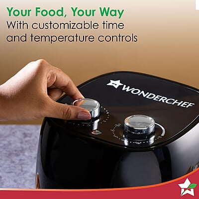 Wonderchef Neo Manual Air Fryer  4.5 Litres 1500 Watts Compact Design Time and Temperature Control