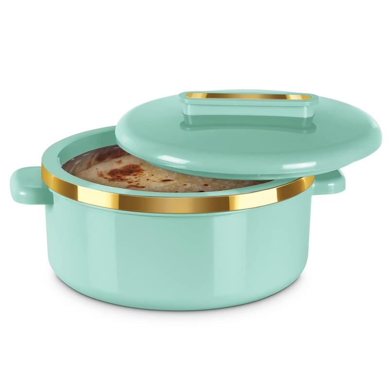 MILTON Curve 2500 Inner Stainless Steel Casserole, 2.15 litres, Light Green MILTON Curve 2500 Inner Stainless Steel Casserole, 2.15 litres, Light Green