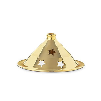 Borosil Subh Brass Diya, Medium