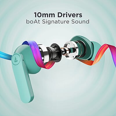 boAt Airdopes 121 PRO Truly Wireless in Ear Ear Buds w/Quad Mic ENx, Low Latency Mode for Gaming, 50H Playtime, IWP, IPX4, Battery Indicator Screen boAt Airdopes 121 PRO Truly Wireless in Ear Ear Buds w/Quad Mic ENx, Low Latency Mode for Gaming, 50H Playtime, IWP, IPX4, Battery Indicator Screen