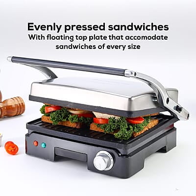 Wonderchef Sanjeev Kapoor Tandoor Family Size Plus  Electric Contact Grill & Sandwich Maker 1800 Watt