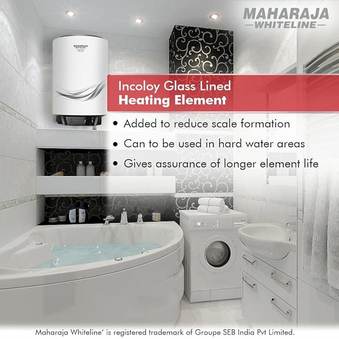 Maharaja Whiteline Aquic Neo Plus Water Heater/Geyser, 15 Liters Maharaja Whiteline Aquic Neo Plus Water Heater/Geyser, 15 Liters