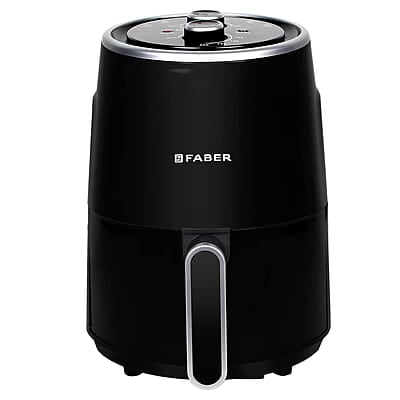 Faber 1300W, 2Liter Hot Air Fryer (FAF 2.0 BK) Black, Small