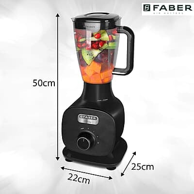 Faber Candy 1000W 8-in-1 Mixer Grinder,3 SS+1 PC jar,lockable lids dual fan technology,upto 23000 rpm Faber Candy 1000W 8-in-1 Mixer Grinder,3 SS+1 PC jar,lockable lids dual fan technology,upto 23000 rpm