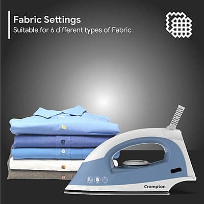 Crompton Brio 1000-Watts Dry Iron with Weilburger coating Crompton Brio 1000-Watts Dry Iron with Weilburger coating