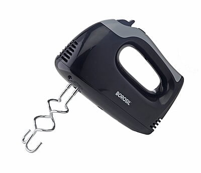 Borosil Smartmix 300-Watt Hand Mixer, Black Borosil Smartmix 300-Watt Hand Mixer, Black