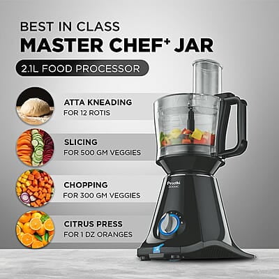 Preethi Zodiac Mg-218 Mixer Grinder for Kitchen, 5 Jars 750 Watt Mixie Preethi Zodiac Mg-218 Mixer Grinder for Kitchen, 5 Jars 750 Watt Mixie