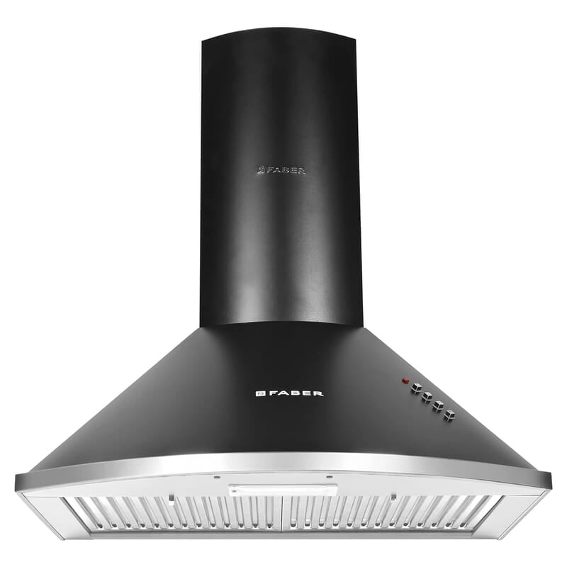 Faber 60 cm 1000 m³/HR Pyramid Kitchen Chimney 240 Watt (HOOD CLASS PRO PB BK LTW 60, Baffle Filters,Black) Faber 60 cm 1000 m³/HR Pyramid Kitchen Chimney 240 Watt (HOOD CLASS PRO PB BK LTW 60, Baffle Filters,Black)
