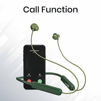 ZEBRONICS Jumbo LITE with 70 Hours Backup, Bluetooth v5.2 Wireless In ear Neckband, Fast Charging, ENC Calling, Gaming Mode (Upto 50ms), Voice Assistant, Dual Pairing, Splash Proof, and Type C ZEBRONICS Jumbo LITE with 70 Hours Backup, Bluetooth v5.2 Wireless In ear Neckband, Fast Charging, ENC Calling, Gaming Mode (Upto 50ms), Voice Assistant, Dual Pairing, Splash Proof, and Type C
