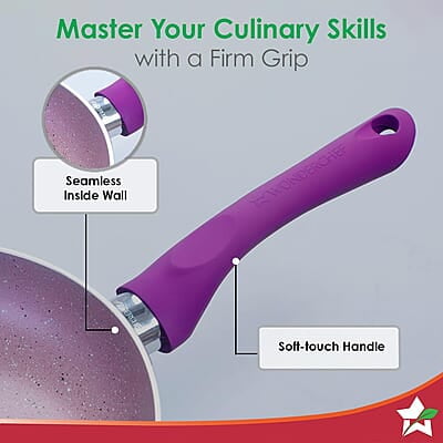 Wonderchef Royal Velvet Non-stick 24cm Fry pan 3 mm thick 1.8 litres