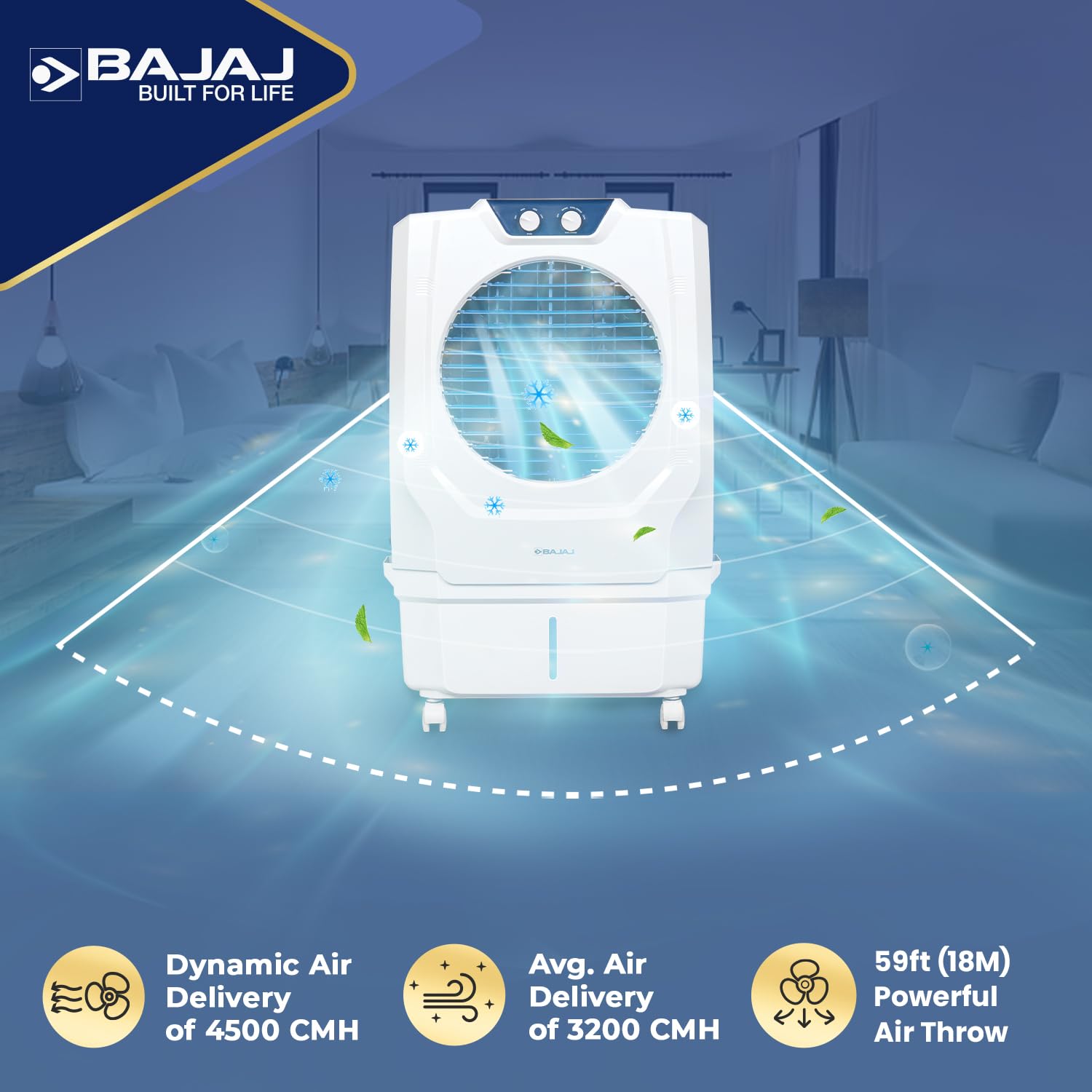 Bajaj IVORA LED Panel 15W CDL Square Bajaj IVORA LED Panel 15W CDL Square