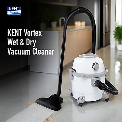 KENT Vortex Wet & Dry Vacuum Cleaner Blower Function 600W Power & 15L Capacity High Suction KENT Vortex Wet & Dry Vacuum Cleaner Blower Function 600W Power & 15L Capacity High Suction