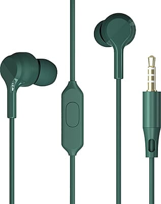 Zebronics Zeb-BRO PRO in Ear Wired Stereo Earphones with Mic, 3.5mm Audio Input Jack, 10mm Drivers, in-Line Mic, 1.2 Metre Cable