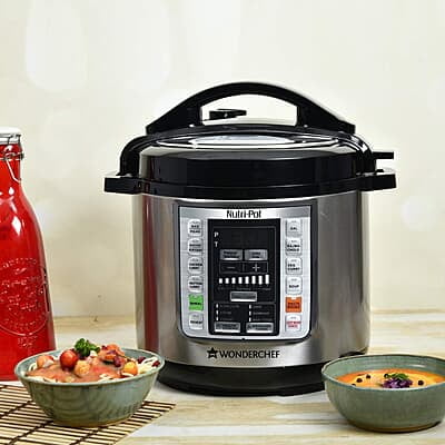 Wonderchef Nutri-Pot Electric Pressure Cooker with 7-in-1 Functions 6L capacity Wonderchef Nutri-Pot Electric Pressure Cooker with 7-in-1 Functions 6L capacity