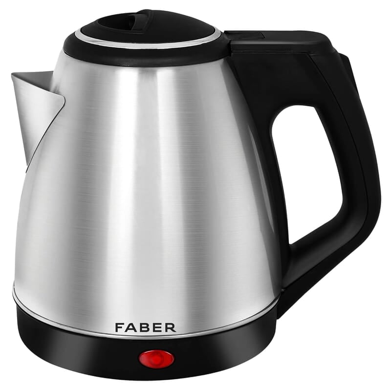 Faber Electric Kettle with Stainless Steel Body, FK 1.2 litres boiler for Water, SS Faber Electric Kettle with Stainless Steel Body, FK 1.2 litres boiler for Water, SS
