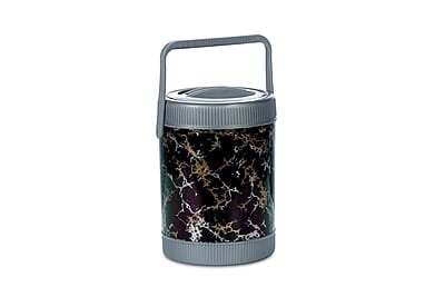 Varmora Cosmic Lunch, 700 ml- 4pc- Stainless Steel- Insulated Lunch Box- Silver