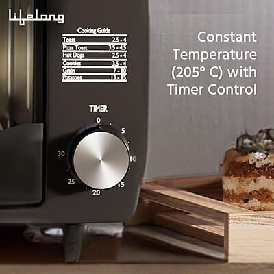 Lifelong OTG 9 Litre - Electric Oven Toaster Griller for Kitchen, Contant Temp - 1100W Lifelong OTG 9 Litre - Electric Oven Toaster Griller for Kitchen, Contant Temp - 1100W