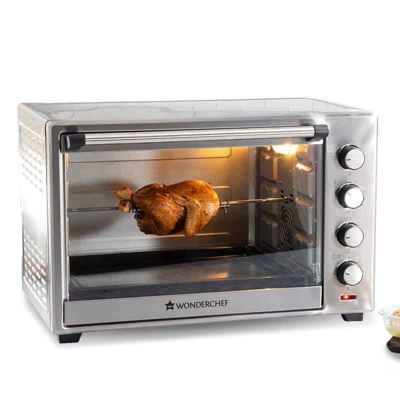 Wonderchef Oven Toaster Griller - 48 litres 6-Stage Heat Selection Bake, Grill, Roast Wonderchef Oven Toaster Griller - 48 litres 6-Stage Heat Selection Bake, Grill, Roast