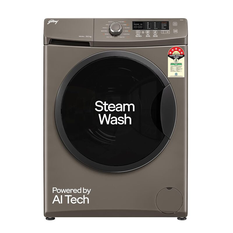 Godrej 8 Kg 5 Star I-Sense Technology Fully-Automatic Front Load Washing Machine Godrej 8 Kg 5 Star I-Sense Technology Fully-Automatic Front Load Washing Machine