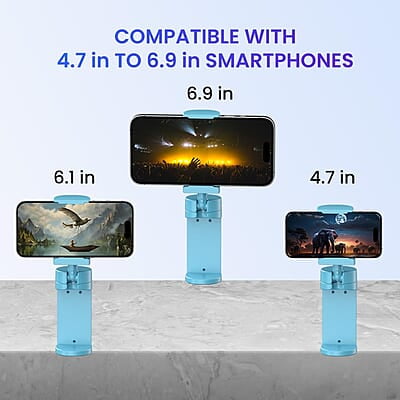 Portronics Mobot Clip Mobile Holder with 360° Adjustable Angles, Light Weight, Pocket Friendly, Mobile Stand for Table Portronics Mobot Clip Mobile Holder with 360° Adjustable Angles, Light Weight, Pocket Friendly, Mobile Stand for Table