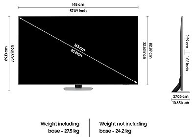 Samsung 163 cm (65 inches) 4K Ultra HD Smart Neo QLED TV QA65QN90CAKLXL