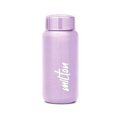 MILTON Aqua 500 Stainless Steel Water Bottle, 500 ml Single walled Leak Proof MILTON Aqua 500 Stainless Steel Water Bottle, 500 ml Single walled Leak Proof