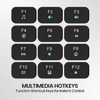 Portronics Ki-Pad 3 USB Wired Keyboard with Large Keycaps, Noise-Free Typing, Fn Multimedia Hotkeys, Full-Size Layout with Num Pad, Ergonomic Design, 1.5m USB Cable Portronics Ki-Pad 3 USB Wired Keyboard with Large Keycaps, Noise-Free Typing, Fn Multimedia Hotkeys, Full-Size Layout with Num Pad, Ergonomic Design, 1.5m USB Cable