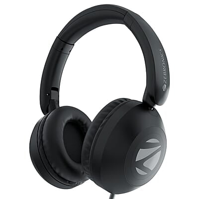 Zebronics BOOM Wired Headphone, Over Ear, in-Line MIC, Foldable, 1.5 meter Cable, for 3.5mm (Mobile | Tablet | Laptop | MAC), Soft Cushion, 40mm Drivers Zebronics BOOM Wired Headphone, Over Ear, in-Line MIC, Foldable, 1.5 meter Cable, for 3.5mm (Mobile | Tablet | Laptop | MAC), Soft Cushion, 40mm Drivers