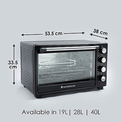 Wonderchef Oven Toaster Grille-40 litres Multi-Stage Heat Selection Bake, Grill, Roast Wonderchef Oven Toaster Grille-40 litres Multi-Stage Heat Selection Bake, Grill, Roast