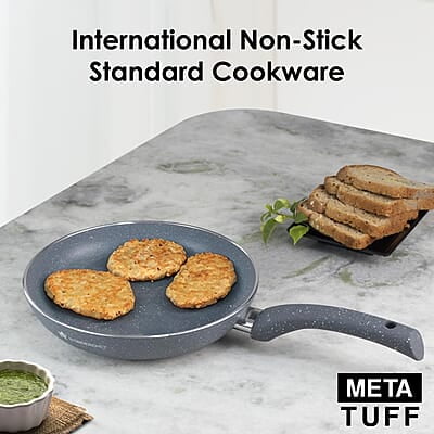Wonderchef Aluminium Granite Frying Pan, Grey, 20cm, 1L Wonderchef Aluminium Granite Frying Pan, Grey, 20cm, 1L