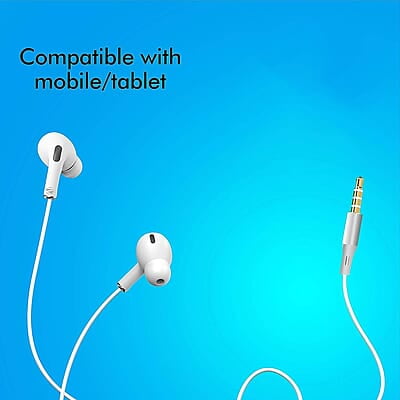 ZEBRONICS Zeb-Tulip Wired in Ear Earphone with Mic ZEBRONICS Zeb-Tulip Wired in Ear Earphone with Mic