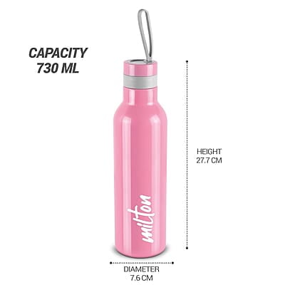 MILTON Smarty Stainless Steel Water Bottle, 730 ml MILTON Smarty Stainless Steel Water Bottle, 730 ml