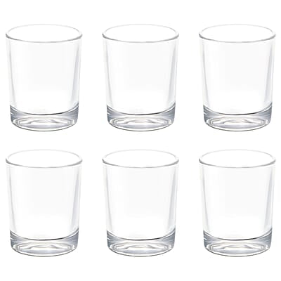 Treo by Milton Embassy Cool Glass Tumbler, Set of 6, 190 ml Each, Transparent |Serve Juices | Cold Drinks | Water | Cocktails | Mixed Drinks