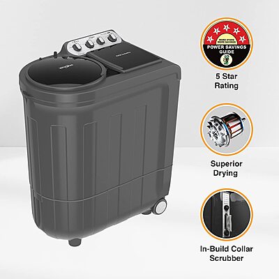 Whirlpool 8.5 kg 5 Star Semi-Automatic Top Loading Washing Machine Whirlpool 8.5 kg 5 Star Semi-Automatic Top Loading Washing Machine
