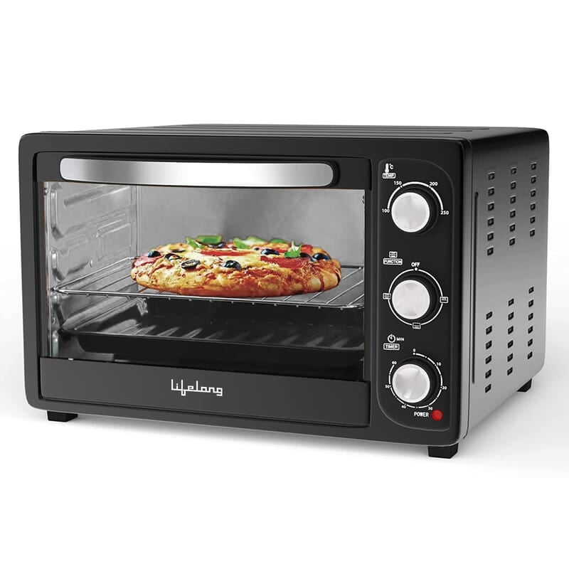 Lifelong OTG 23 Litre - Electric Oven Toaster Griller for Kitchen- 1380W, 3 Heating Mode, Temp & Time Control Lifelong OTG 23 Litre - Electric Oven Toaster Griller for Kitchen- 1380W, 3 Heating Mode, Temp & Time Control