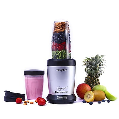 Wonderchef Nutri-Blend Thunder, 22000 RPM Mixer-Grinder, Blender, Stainless Steel 6-Blade 1000W