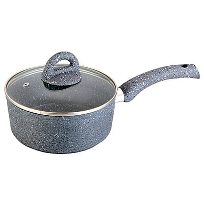 Wonderchef Granite Non-Stick Sauce Pan  Induction Bottom 3.5mm 18cm Non Stick Sauce Pan 1.8 litres