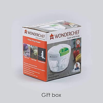 Wonderchef Classic String Vegetable Chopper & Whipper Vegetable Cutter 300 ml Wonderchef Classic String Vegetable Chopper & Whipper Vegetable Cutter 300 ml
