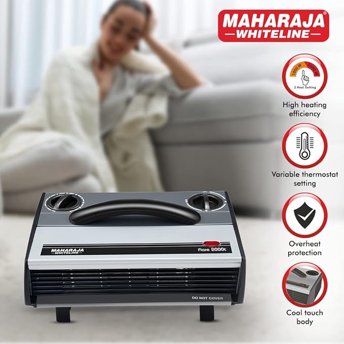 Maharaja White line Flare 2000 T Room Heater Maharaja White line Flare 2000 T Room Heater