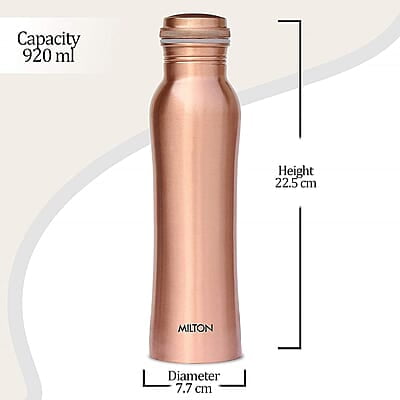 MILTON Copperas 1000 Copper Bottle, 950 ml, 1 Piece, Copper MILTON Copperas 1000 Copper Bottle, 950 ml, 1 Piece, Copper