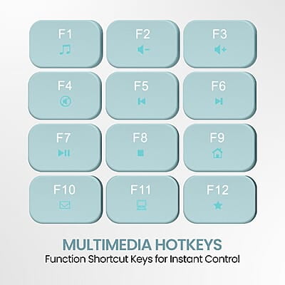 Portronics Ki-Pad 3 USB Wired Keyboard with Large Keycaps, Noise-Free Typing, Fn Multimedia Hotkeys, Full-Size Layout with Num Pad, Ergonomic Design, 1.5m USB Cable Portronics Ki-Pad 3 USB Wired Keyboard with Large Keycaps, Noise-Free Typing, Fn Multimedia Hotkeys, Full-Size Layout with Num Pad, Ergonomic Design, 1.5m USB Cable