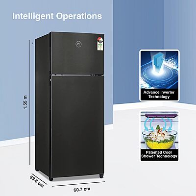 Godrej 244 L 3 Star 4-In-1 Convertible With Upto 30 Days Farm Freshness Frost Free Inverter Double Door Refrigerator
