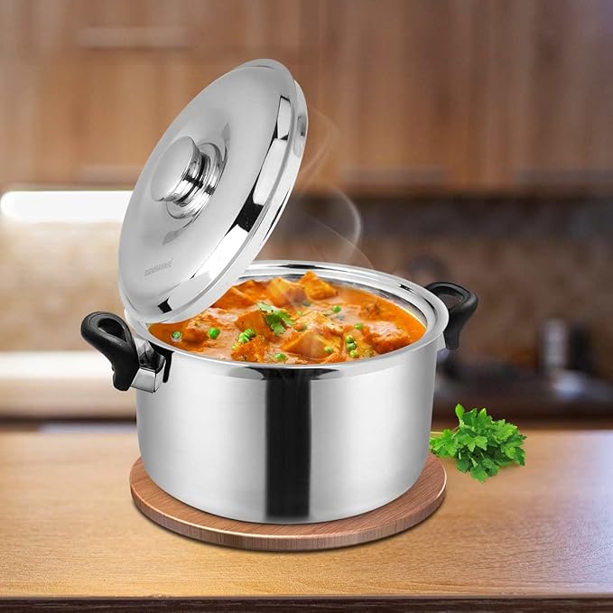"Signora Ware Therma Casserole with Handle & Steel Lid 3 Liter "Signora Ware Therma Casserole with Handle & Steel Lid 3 Liter