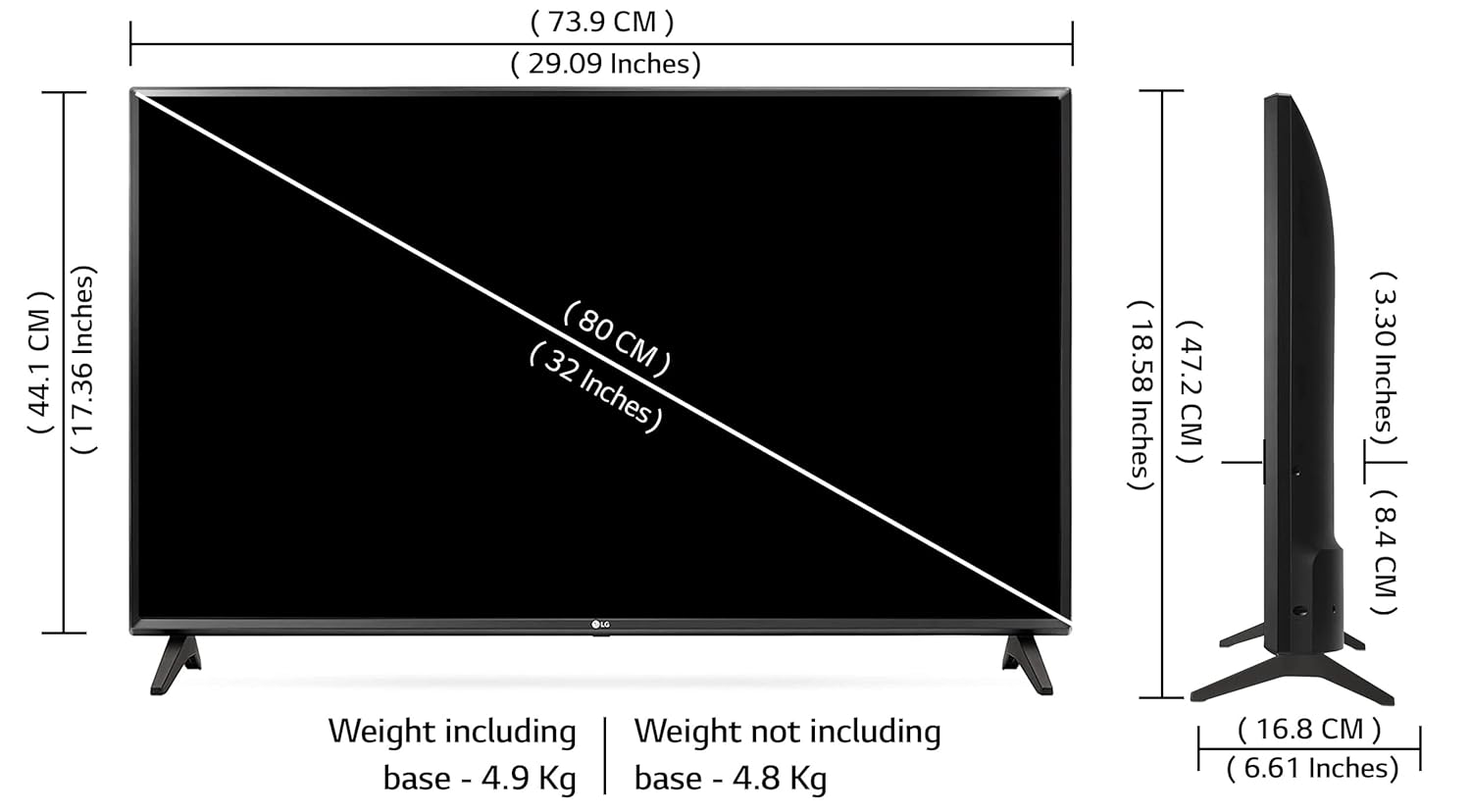 LG 80 cm (32 inches) HD Ready Smart LED TV 32LM563BPTC LG 80 cm (32 inches) HD Ready Smart LED TV 32LM563BPTC